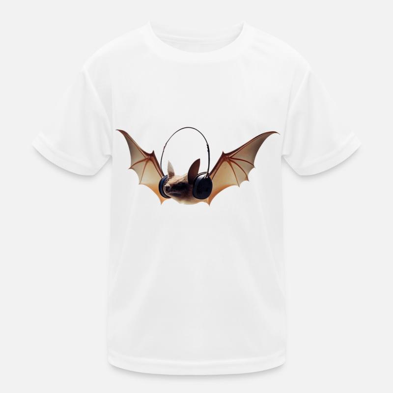 Fledermäuse haben ein scharfes Gehör Kinder Funktions-T-Shirt