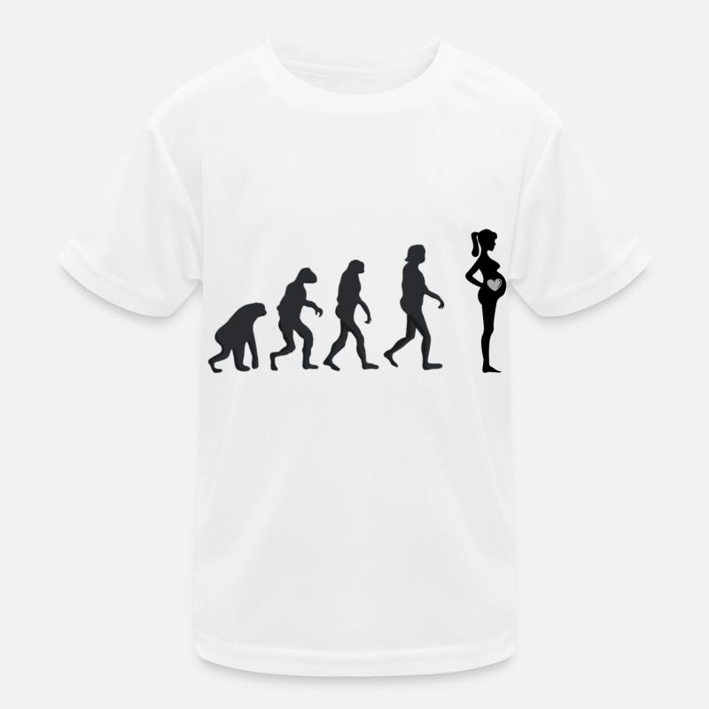 Schwanger - Menschliche Evolution Kinder Funktions-T-Shirt