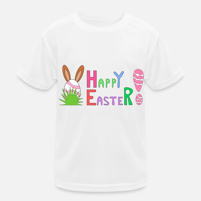 Happy Easter Kids Functional T-Shirt