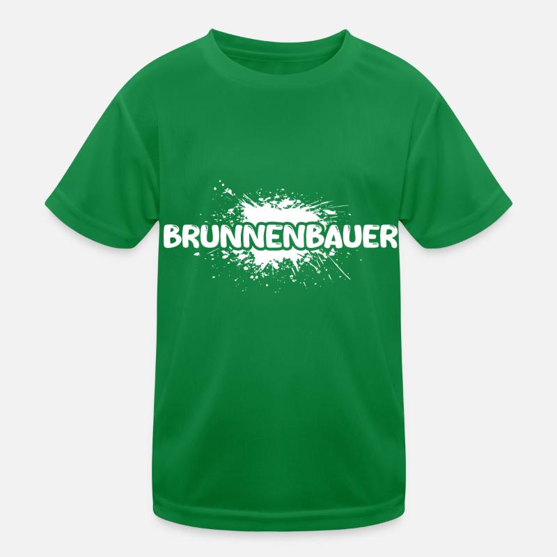 Constructeur de puits comme métier T-shirt sport Enfant