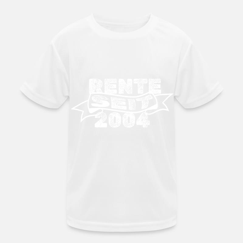 2004 2004 - Kinder Funktions-T-Shirt - Weiß