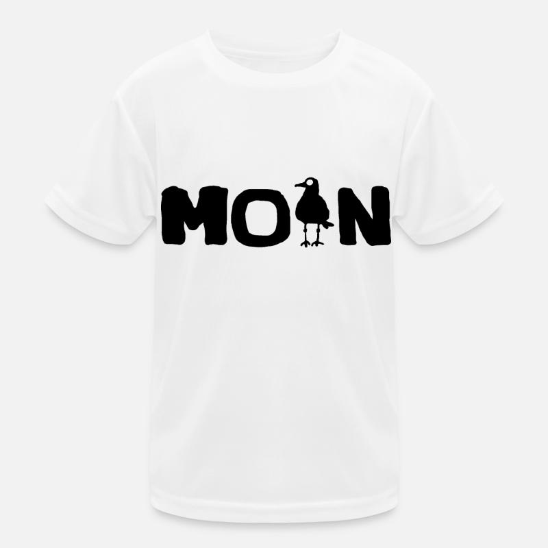 Moin Möwe Kinder Funktions-T-Shirt