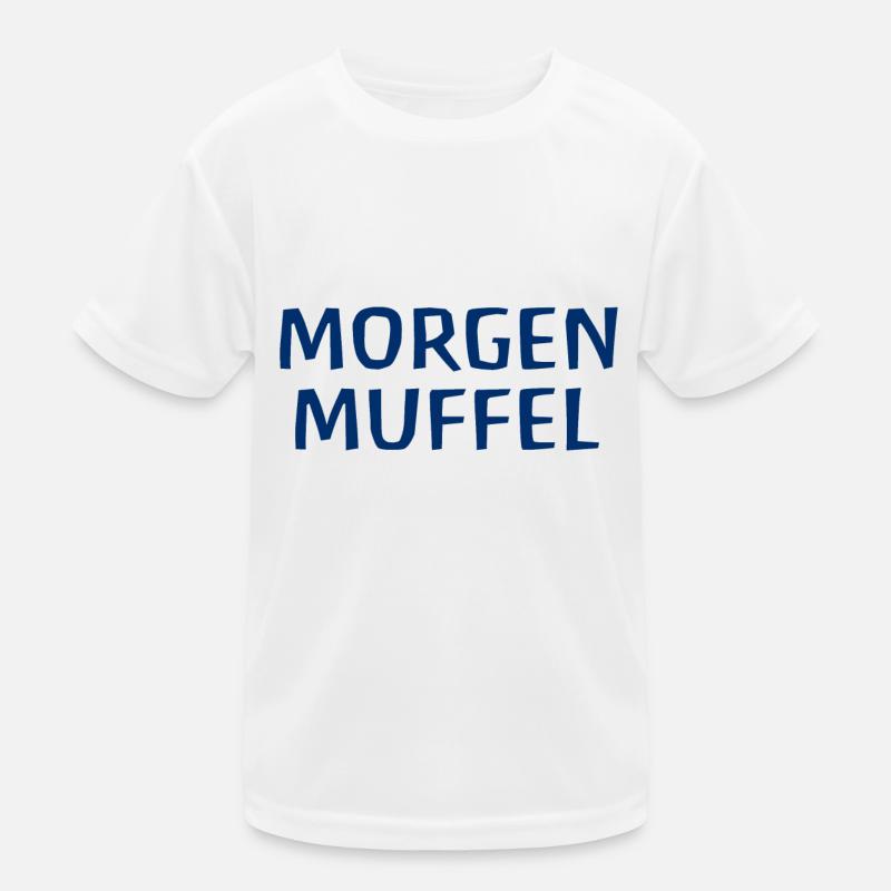 Morgenmuffel Kinder Funktions-T-Shirt
