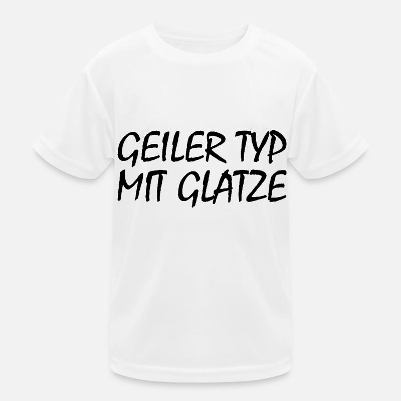 geiler typ mit glatze Kinder Funktions-T-Shirt