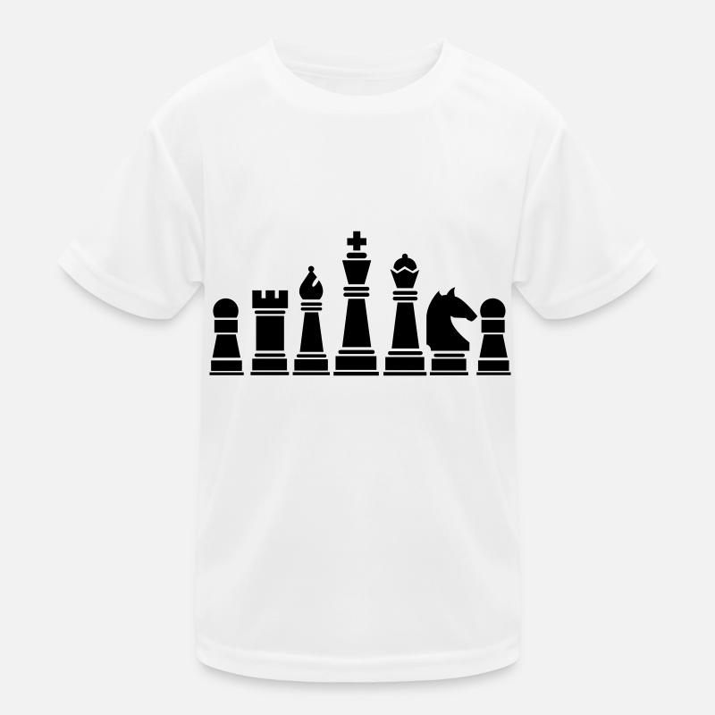 Pièces d’échecs T-shirt sport Enfant