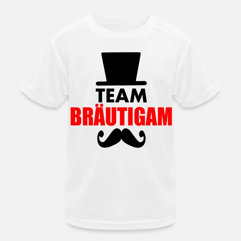Team bräutigam Kinder Funktions-T-Shirt