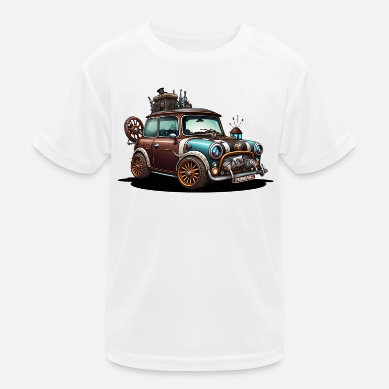 Steampunk Auto Kinder Funktions-T-Shirt