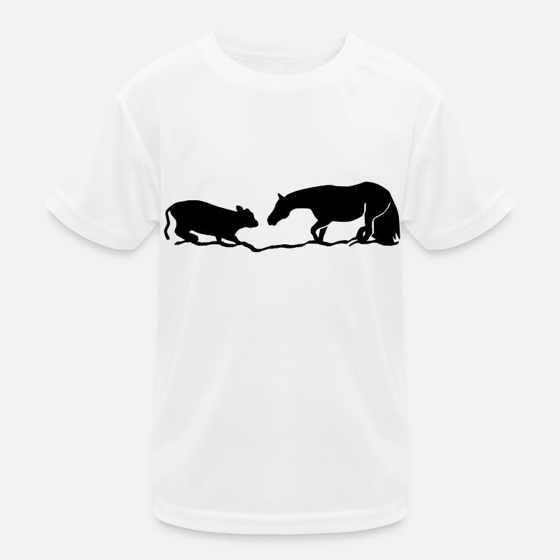 Cutting Horse Kinder Funktions-T-Shirt