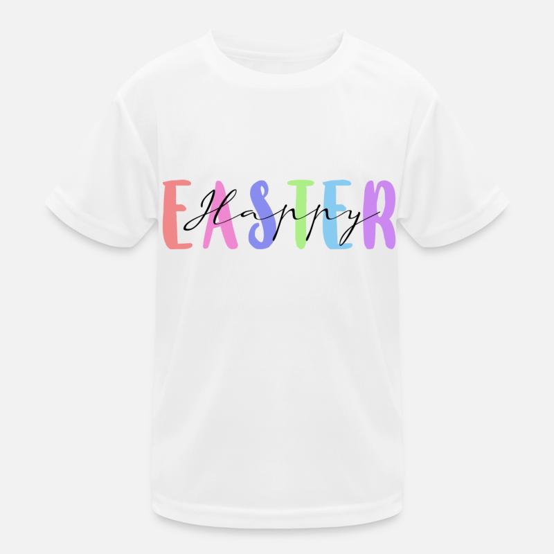 Happy Easter Kids Functional T-Shirt