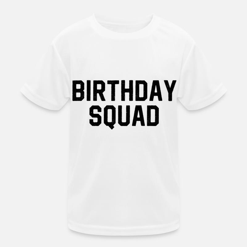 Birthday Squad Kinder Funktions-T-Shirt