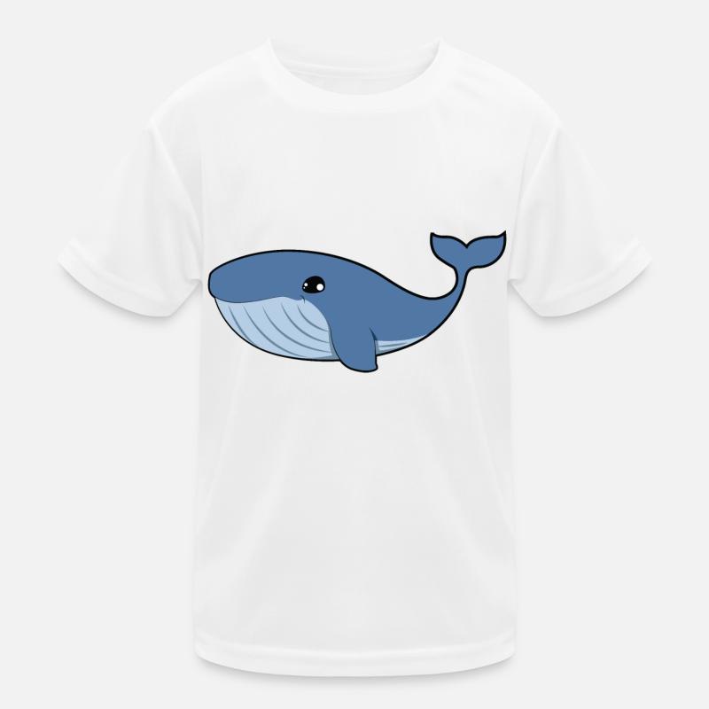 Blauwal Kinder Funktions-T-Shirt
