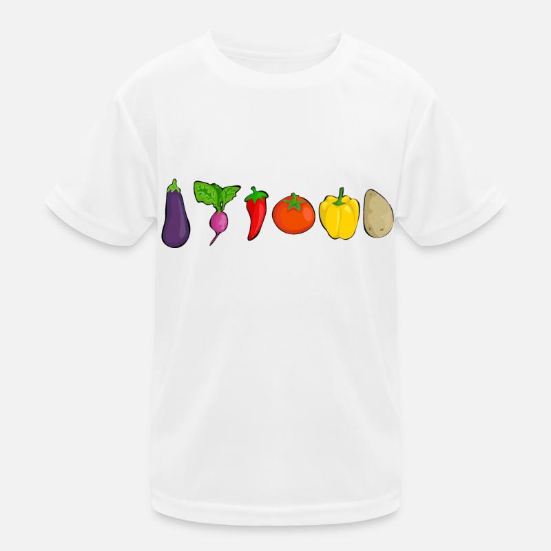 Gemüse Kinder Funktions-T-Shirt