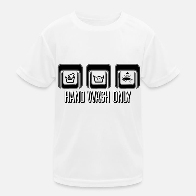 Main Wash Only ! T-shirt sport Enfant