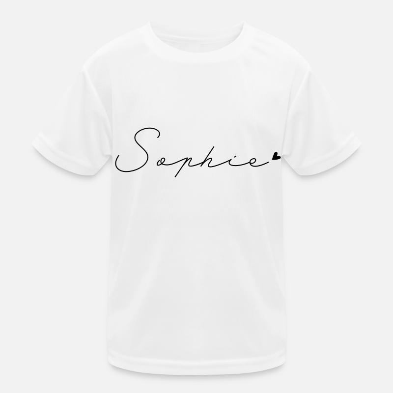 Nom Sophie T-shirt sport Enfant