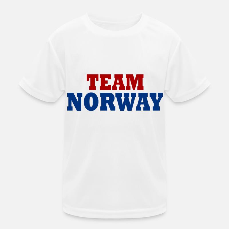 Team norway T-shirt sport Enfant