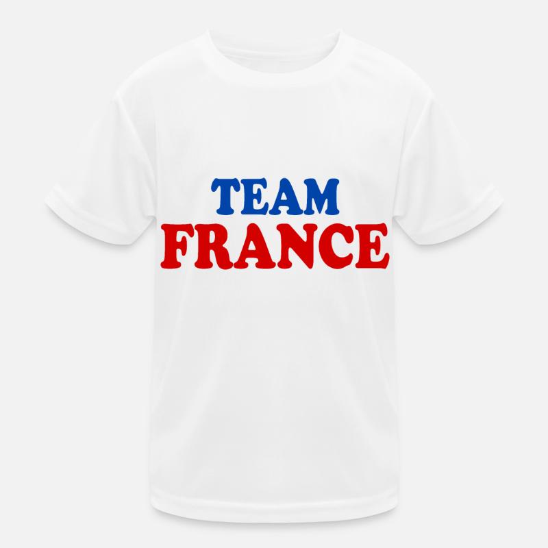 Frankreich Kinder Funktions-T-Shirt