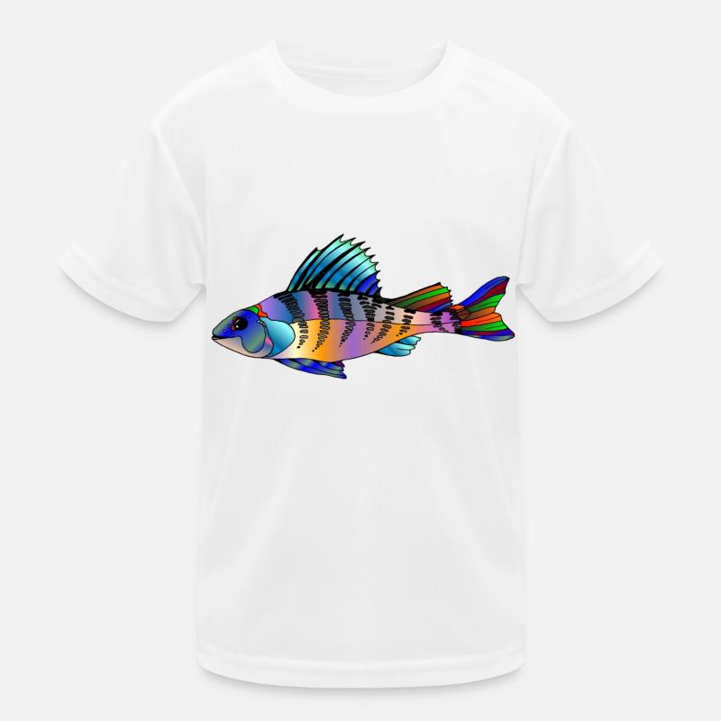 Fisch Kinder Funktions-T-Shirt