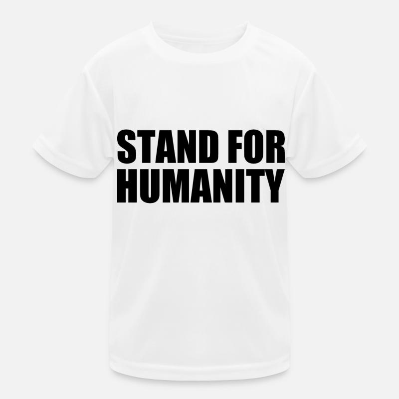 Stand for humanity Kinder Funktions-T-Shirt