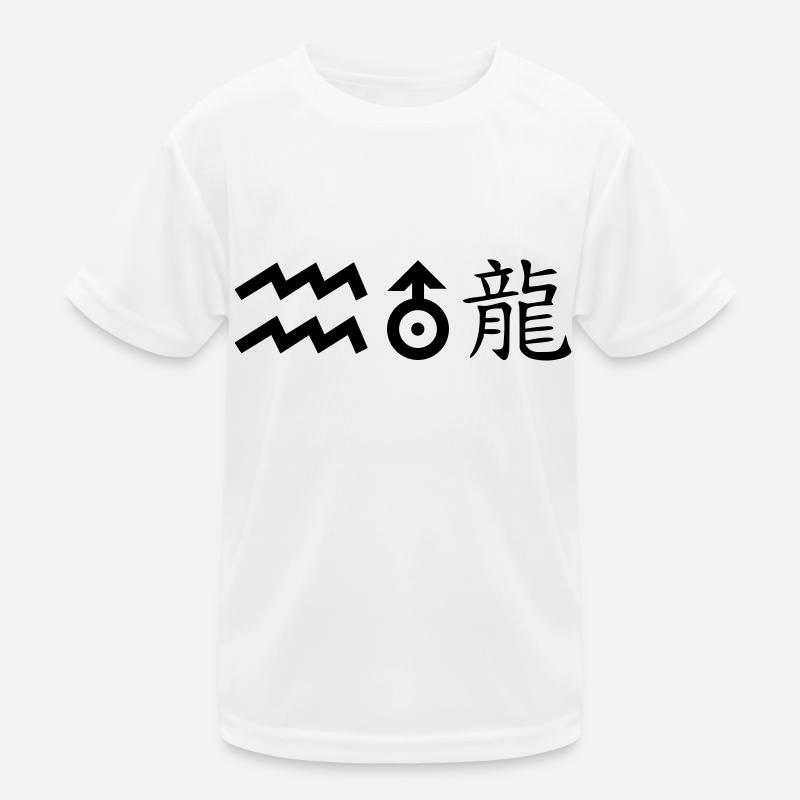 Verseau Uranus Dragon T-shirt sport Enfant