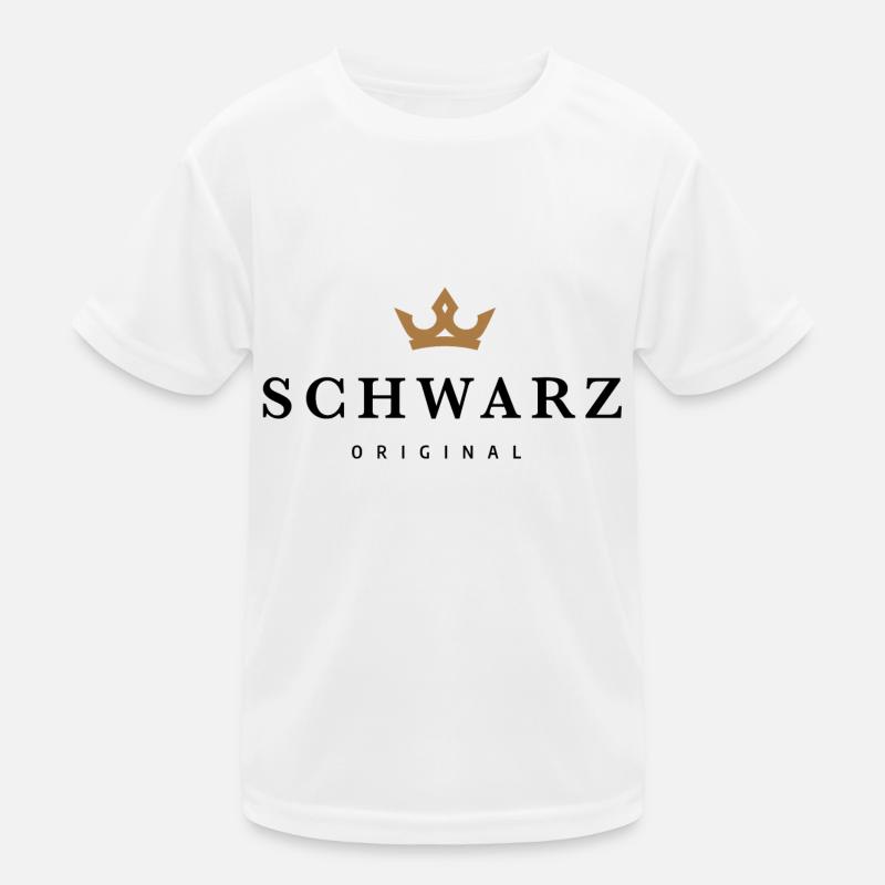 Black Kids Functional T-Shirt