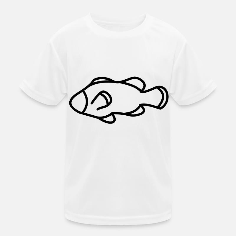 Fisch Kinder Funktions-T-Shirt