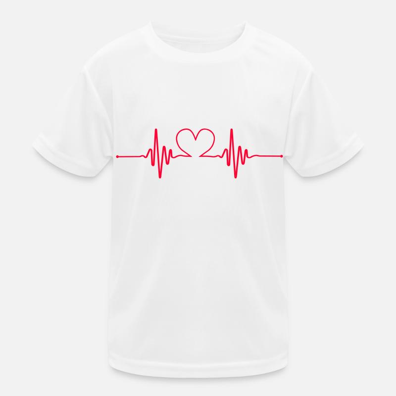 battements cardiaques T-shirt sport Enfant