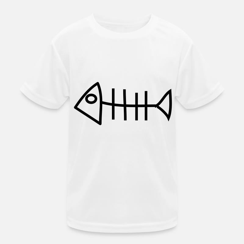 fischgraete Kinder Funktions-T-Shirt