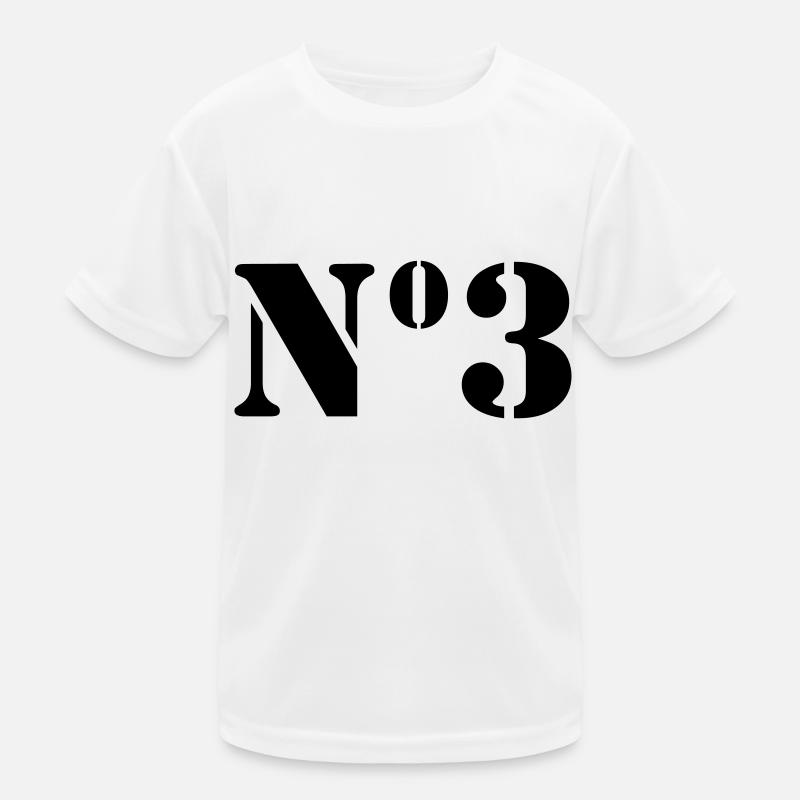Nummer 3 // no3 Kinder Funktions-T-Shirt