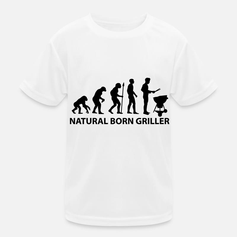 natural_born_griller Kids Functional T-Shirt