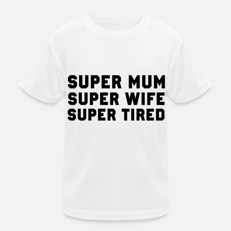Super Mum Kinder Funktions-T-Shirt