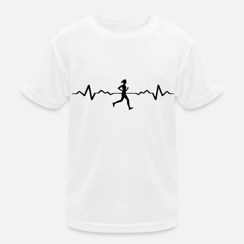 Marathon Running Run jogging T-shirt sport Enfant
