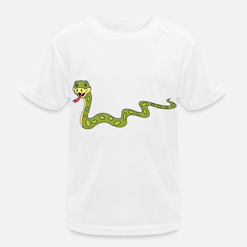 Snake Kinder Funktions-T-Shirt