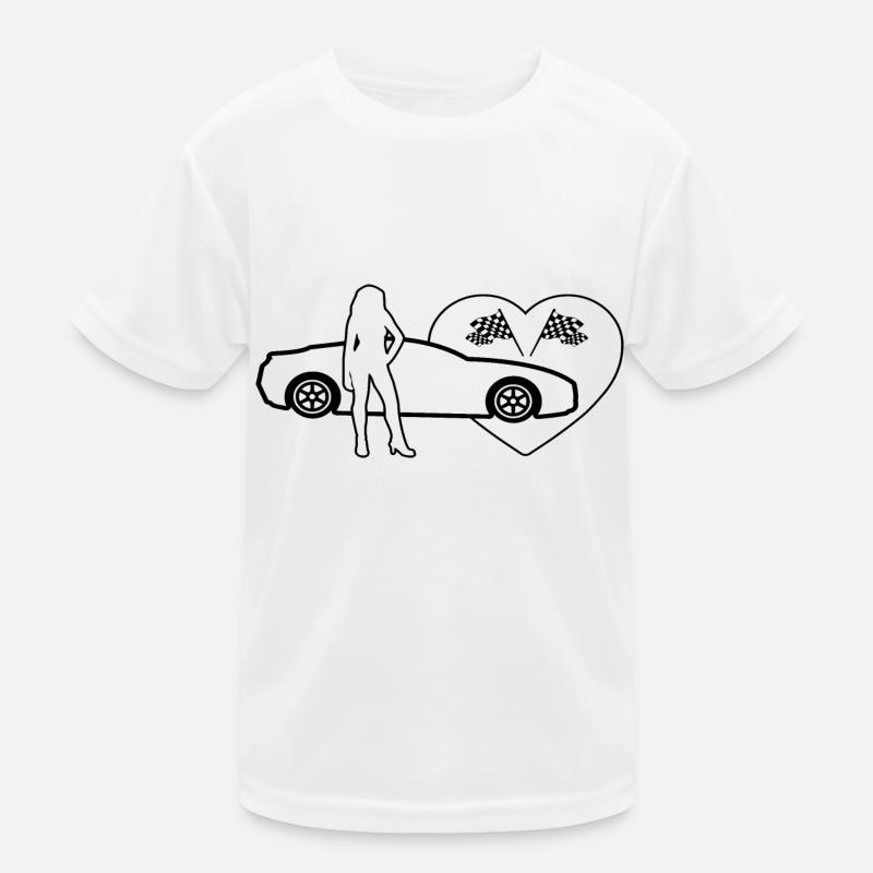 Auto Kinder Funktions-T-Shirt