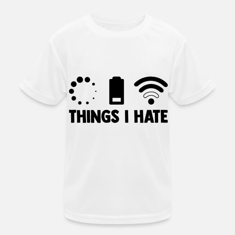 Things I Hate Programmer Coder Coding Developer So Kinder Funktions-T-Shirt