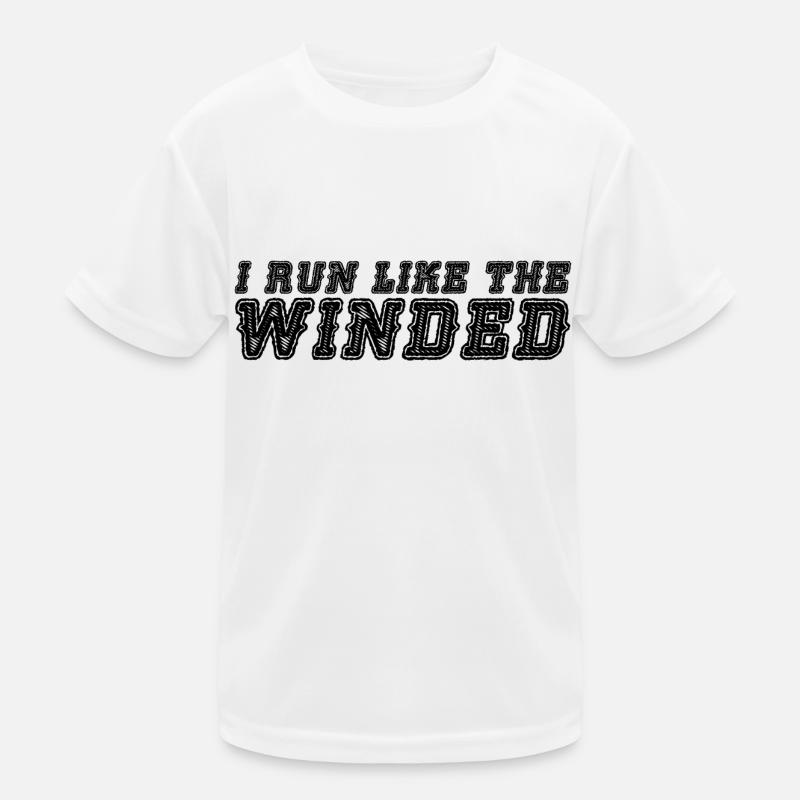 Je cours comme le sinueux T-shirt sport Enfant