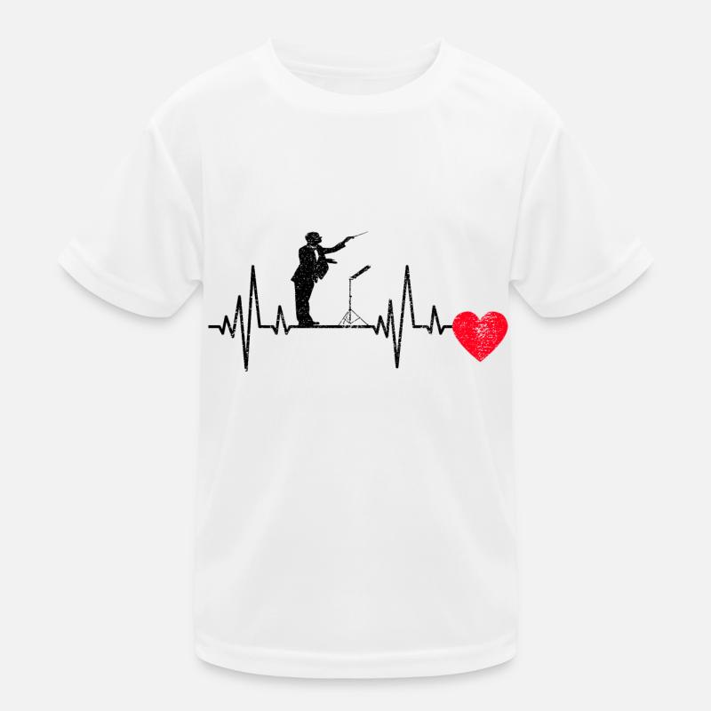 Dirigenten Geschenk Dirigieren Musik Dirigent - Kinder Funktions-T-Shirt - Weiß