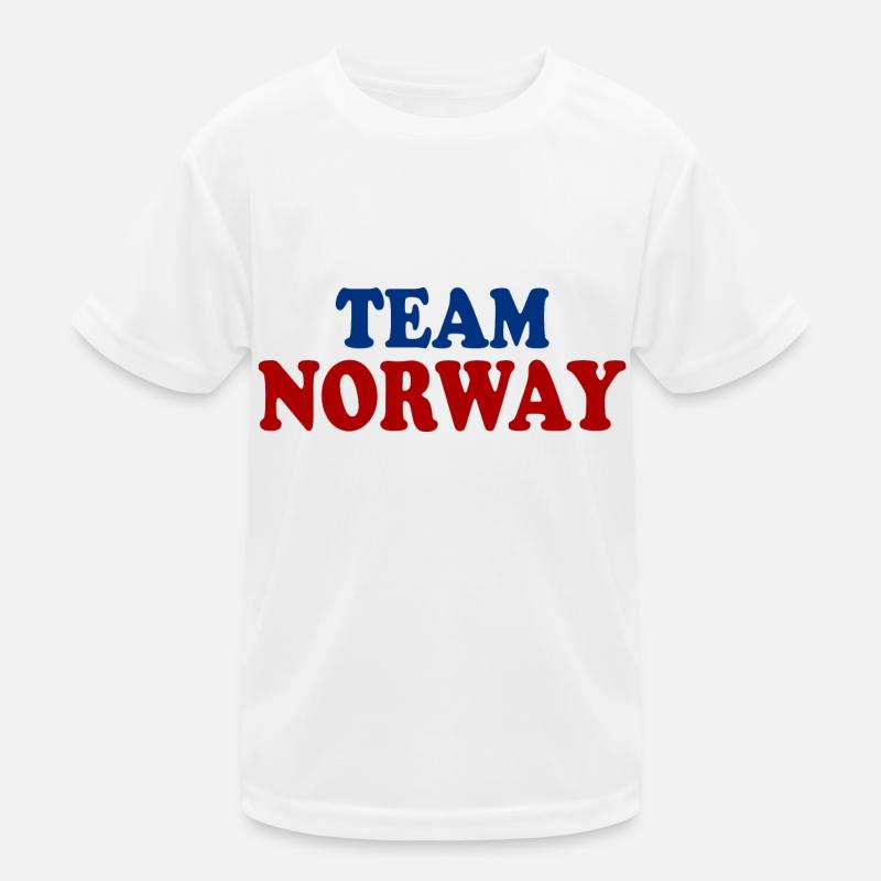 Norwegen Kinder Funktions-T-Shirt