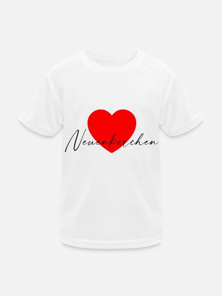 i Love Neuenkirchen - Kinder Funktions-T-Shirt - Weiß