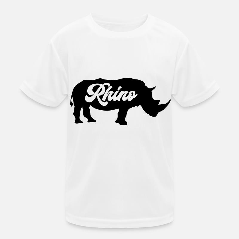 nashorn rhino Kinder Funktions-T-Shirt