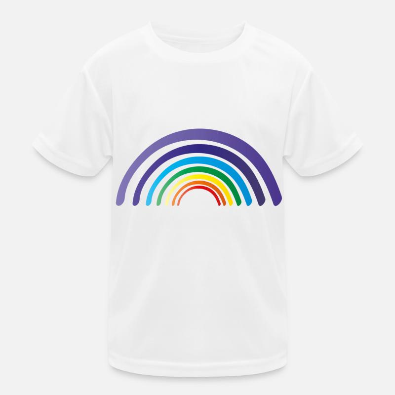 rainbow chakren Kinder Funktions-T-Shirt