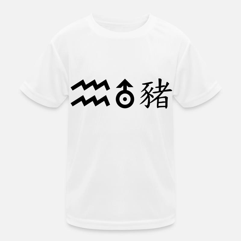 Verseau Uranus Cochon T-shirt sport Enfant