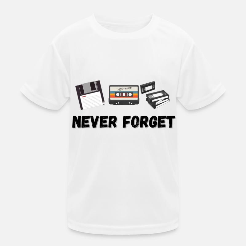 Never Forget Kinder Funktions-T-Shirt
