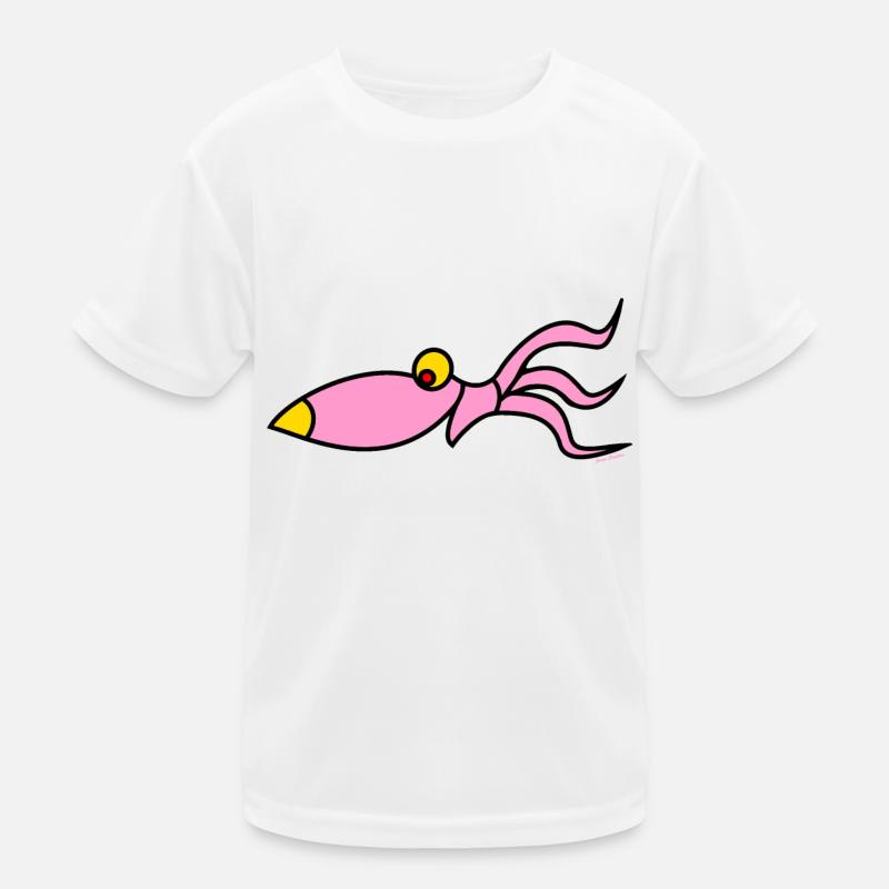 funny squid Kids Functional T-Shirt