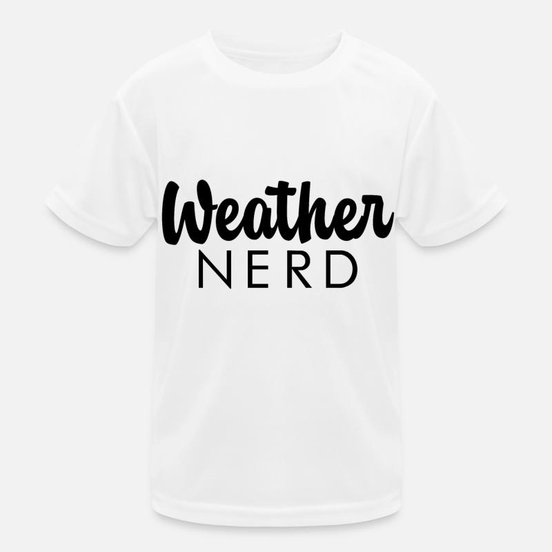 Meteo Nerd 3 Maglietta sportiva per bambini