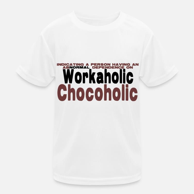 Job workaholic and funny saying Kids Functional T-Shirt