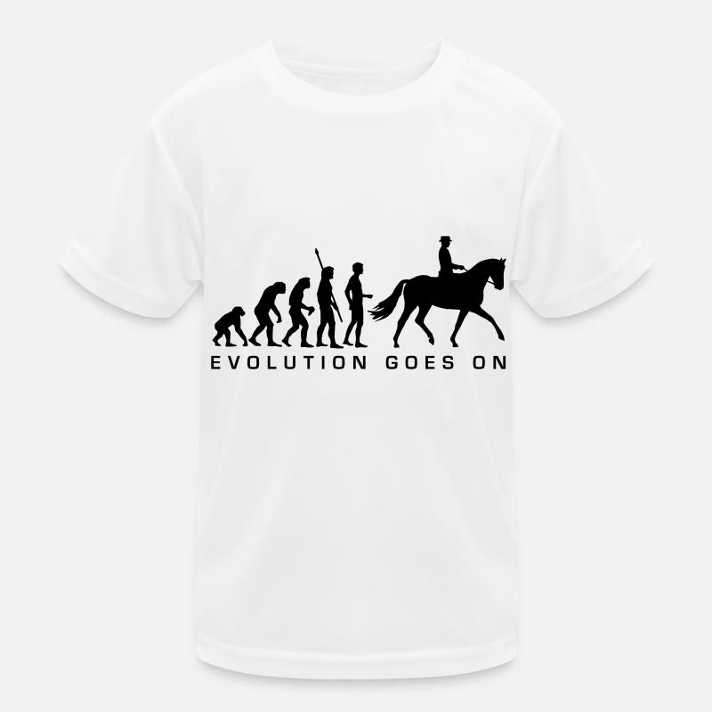 evolution_reiter_b - T-shirt sport Enfant - blanc