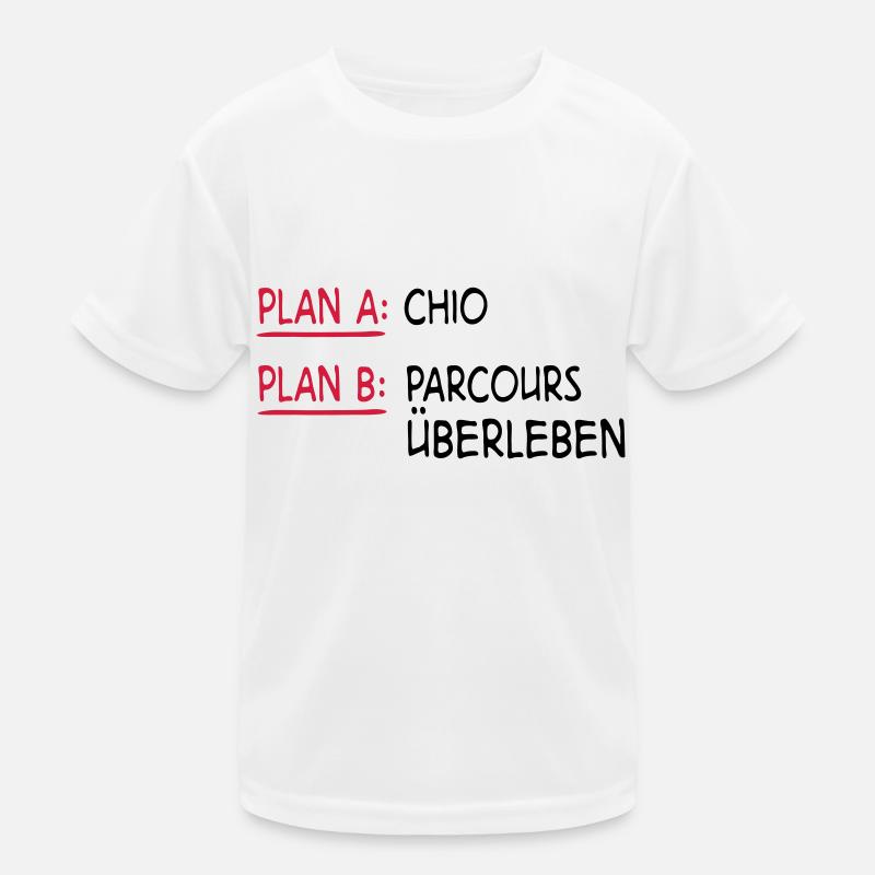 Springreiten Kinder Funktions-T-Shirt