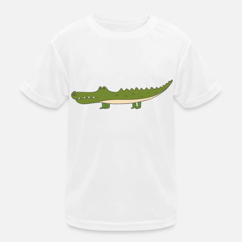 Krokodil Kinder Funktions-T-Shirt