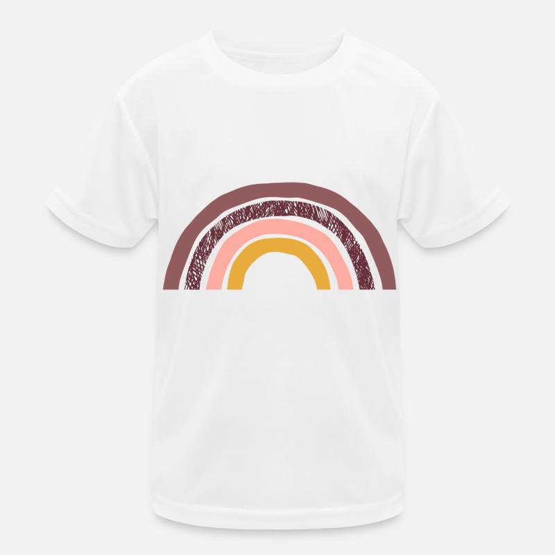 REGENBOGEN Kinder Funktions-T-Shirt