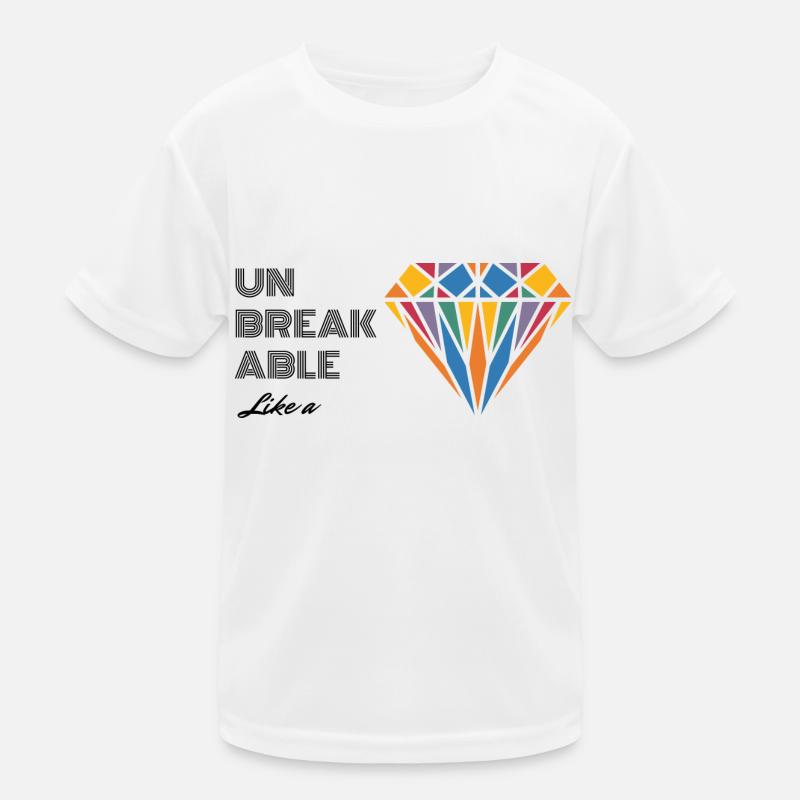 UNBREAKABLE DIAMOND Kinder Funktions-T-Shirt